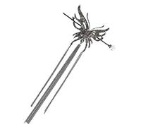 SAFIGLE Delicate Women Hair Stick with Butterfly and Pearl Design Smooth Hair Fork for Firm Hold Classic Black for Brides and Daily Styling