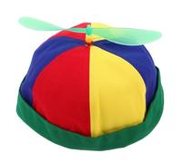 SAFIGLE Detachable Propeller Beanie Hat for Lightweight Cotton Baseball Cap with Adjustable Strap in Green, for Summer Craft Sessions at School and Festival Events