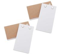 SAFIGLE Detachable Screw Pocket Notebook Simple Design Paper Notepad 4pcs with Blank Paper for Writing Daily Schedule and Prioritizing Tasks for Teachers and Students, Gift or Journey