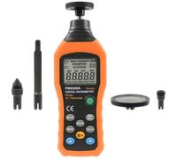 SAFIGLE Digital Handheld Tachometer Meter Gauge Tester for Motor Speeds with High Resolution and Abs Material, Ergonomically Designed for Accurate Data Storage in Industrial and Scientific