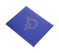 SAFIGLE Disabled Certificate Shell Card Organizer 6.88X5.70X0.31In Oil Proof Prevent Forgery Multiple Card Slots Portable for Disabled Important Documents