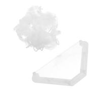 SAFIGLE Disposable Sink Drain Strainer with Triangular Rack and Mesh Bags Kitchen Food Catcher Filter for Corner Sink Waste Hygienic Use Kitchen Waste Collector Rack and Space-saving