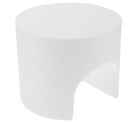 SAFIGLE DIY Foam Train Tunnel Model with Paintable Surface and Textured Mountain Cave Design 6 Inch White Foam for N Scale Train Tunnel and Railway Diorama and School Geography Teaching