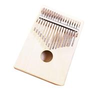 SAFIGLE Diy Kalimba Kit 17-key Blank Wooden Thumb Piano for Painting Finger Musical Instrument for Music Education and Creative Expression