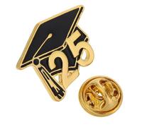 SAFIGLE Doctoral Graduation Cap Pin Metal Brooch Motivational Badge for Academic Ceremonies Exam Achievement Souvenir Versatile Clothing Accessory for Students and Graduates