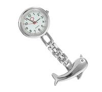 SAFIGLE Dolphin Pin Watch Pocket Watch Dolphin Brooch Fashion Steampunk Doctor for Everyday Use
