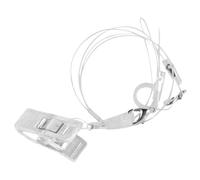 SAFIGLE Double Hearing Aid Clip Holder for Bte Hearing Aids, Silicone Cord with Contoured Design, Comfortable Use and Reduces Ear Pressure, for Noisy Environments and Street Markets