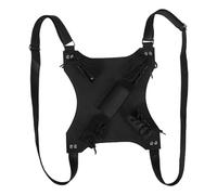 SAFIGLE Double Renaissance Sword Strap Leather Belt for and Adults, Twin Sword Holder Back Bag for Cosplay and Medieval Costume Accessories