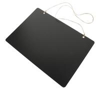 SAFIGLE Double-Sided Message Board Density Board Wall Hanging Chalkboard Sign Black No Odor Lightweight Environmental Protection Door Sign for Restaurant Shop