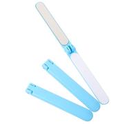 SAFIGLE Double-Sided Nail File Set 3pcs Small Folding Manicure Pedicure Tools Professional Nail Buffing Files for Home Use Suitable for Fingernail and Toenail Care