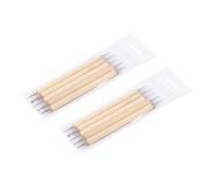 SAFIGLE Dual-ended Wooden Rod Nail Art Pens 10pcs Nail Dotting Tools for Manicure Art Painting Suitable for Professional and Home Use