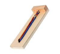 SAFIGLE Early Education Teaching Aids Boys and Girls Wood Learn to Braid Hair Toy Wooden Braid Hair Toy for Boy Girl