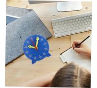 SAFIGLE Educational Teaching Clock with Clear -hour and Markings DIY Learning Wall Clock for Classroom Decor Interactive Kit