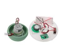SAFIGLE Electric Snow Globe Motor Assembly with LED Illumination and Built-in Battery Box, Plastic Flake Movement Motor for Craft Projects and Daily Relaxation, Powered by 2 X Aaa