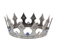 SAFIGLE Elegant Baroque Acrylic Crystal Crown for Headband for Weddings Carnival and Photography Comfortable Fit for Adults Versatile Design with Dazzling Embellishments