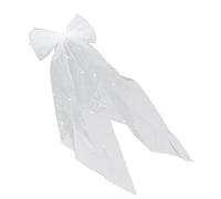 SAFIGLE Elegant Pearl Bow Hairpin Bridal Hair Clip Ribbon Barrette Wedding Hair Accessories for Women Durable and Easy to Use for Bridesmaids and Special Occasions