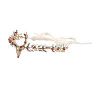 SAFIGLE Elk Headband Headbands Men Apparel Outfit Women Deer Costume Adult Women Deer Ears Goddess Accessories Costume Fox Costume Animal Hooves Roman Crown Copper