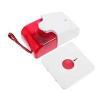 SAFIGLE Emergency Call Button for Bathroom Dc12V Wired One-Touch Sos Alarm with Sound and Light Alert, 2 Reset Switches for Elderly Assistance and Patient Care Safety