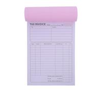 SAFIGLE English Receipt Book Invoice Forms - 2 Part Trade Order Record Receipt Management Purchase Keeping Book for Business 100 Pages/