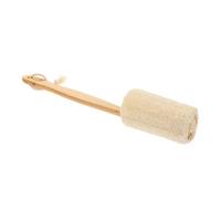 SAFIGLE Ergonomic Back Scrubber Long Handle Shower Brush for Cleaning Massage Natural Loofah Bath Brush for Maximum Comfort Hygiene The Bathroom