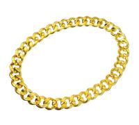 SAFIGLE Exaggerated Retro Style Hip Hop Necklace Chunky Fake Gold Chain Choker for Nightclub Party Bar Dancing Ktv Accessories
