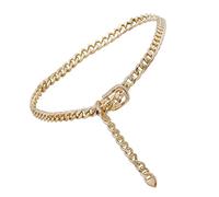 SAFIGLE Fashion Waist Chain Belt for Women Punk Style Chain Pants Belt 1pcs Adjustable Metal for Jeans and Casual Outfits
