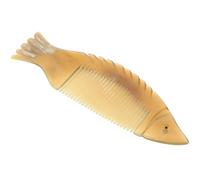 SAFIGLE Fish Shaped Comb Natural Horn Hair Comb for Women Static Delicate Fish Design Portable Hair Smoothing for Daily Use