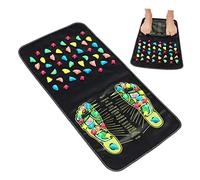 SAFIGLE Foot Stone Mat Walk Stones Home Foot Sole Massage Tool Safe Acupressure Mat