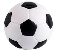 SAFIGLE Football Piggy Bank for Kids: Money Box for Kids PVC Material Small Football Sport Themed Money Bank - Decorative Coin Box for Boys and Girls, Ideal for Sport Fans(15cm)