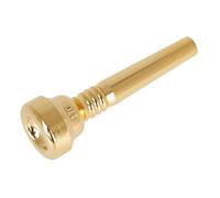 SAFIGLE Gilded Brass Trumpet Mouthpiece, Small Size, Polished Surface, Comfortable Grip, for Student and Beginner Use, Musical Instrument Accessory