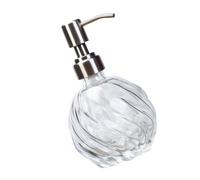 SAFIGLE Glass Pump Bottle Dispenser for Lotion and Shampoo Portable Refillable Empty Subpackage Container with Silver Metal Nozzle Travel-friendly Cosmetic Pump Bottle for Women