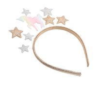 SAFIGLE Glitter Star Unicorn Headband for Adorable Hair Accessory for Birthday Parties Festivals Live Streaming Comfortable Fit Secure Design for Active Play