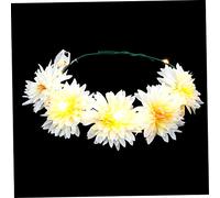 SAFIGLE Glowing Hairband Prop Led Light up Hawaiian Headband Women's Party Hair Band Garland Style Unforgettable Celebration