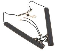 SAFIGLE Gold Thread Strap Saxophone Shoulder Strap Adjustable Belt Padded Sax Lanyard