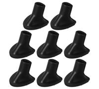 SAFIGLE Golf Bag Stand Replacement Feet with Wide Compatibility and Easy to Install 8pcs Black Rubber Suitable for Men Playing Outdoors for Golf Bag Legs