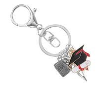 SAFIGLE Graduation Keychain Bachelor's Cap Key Pendant Key Ring for Grad Party Favor