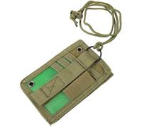 SAFIGLE Green Oxford Cloth Name Badge Holder with Lanyard Attachment | Lightweight Design, Visible Id Display, for Staff Use at School Checkpoints and Visitor Passes