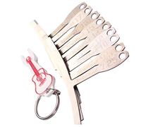 SAFIGLE Guitar Radius Gauge Set 10pcs Luthier Tools with Fretboard Electric Bass Guitar Bridge Radius Measurement Random Color