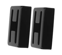 SAFIGLE H-shaped Metal Electric Guitar Pickup Frames Dust Shield Covers for Humbucker Pickups Compatible with Various Models for Studio Recording and Live Performance Black