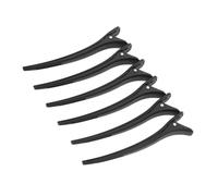 SAFIGLE Hairdressing Clips Set of 6 Long Nose Haircut Plastic Clips No Trace Hairpin Tools for Salon and Home Use Random Color