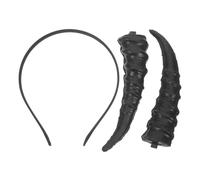 SAFIGLE Halloween Devil Horns Headband Lightweight Plastic Demon Horn Hair Accessories Stays Securely in Place for Women Party Headwear for Festive Photo Sessions