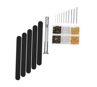 SAFIGLE Hand Drill Set for Resin Casting Molds Precision Pin Vise Rotary Tool with Twisting Drill Bits Lightweight DIY Jewelry Making Kit for Crafts and Key Chains Compact Design