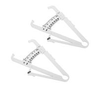 SAFIGLE Handheld Skinfold Caliper 2pcs Set for Precise Measurement for Fitness Lovers Composition Evaluation