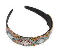 SAFIGLE Handmade Vintage Baroque Pearl Headband for Women Fabric Hairband Elegant Jewel Headband for Special Occasions Bridal Hair Accessories