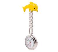 SAFIGLE Hanging Watch for Nurses and Doctors Yellow Zinc Alloy Luminous