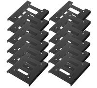 SAFIGLE Hard Drive Mounting Brackets with Screw-Free Iron Design 12 Pcs for 2.5-inch SSD and HDD Internal Drive Converter Adapter for Computer Case Desktop PC
