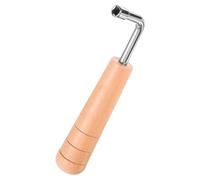 SAFIGLE Harp Tuning Hammer L Shape Wrench 2 Pack Compact Design Wood Handle Metal Tool for Adjusting Strings on Small Stringed Instruments and Autoharp