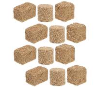 SAFIGLE Hay Bale Props Set Mini Straw Bales Model for Western Miniature Houses Railways