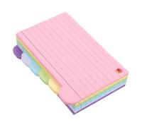 SAFIGLE Index Card Notebook with Punchhole Ring Cream-Colored Lined Flashcards for Nursing School Study Memory Word Book for English Learning Smooth Paper for Organized Notes and Efficient