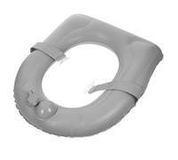SAFIGLE Inflatable PVC Toilet Seat Cushion for Elderly Commode Seat Riser Puncture-Resistant Bedside Potty Chair Booster Pad for Seniors with Mobility Challenges